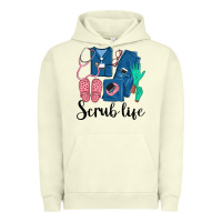 Pigment Pistachio Scrub Life Nurse Urban Hoodie - LillyAllenDesigns