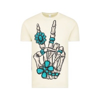 Vintage Arctic turquoise gemstone skeleton hand Vintage Tee - MaliasSmallBusiness