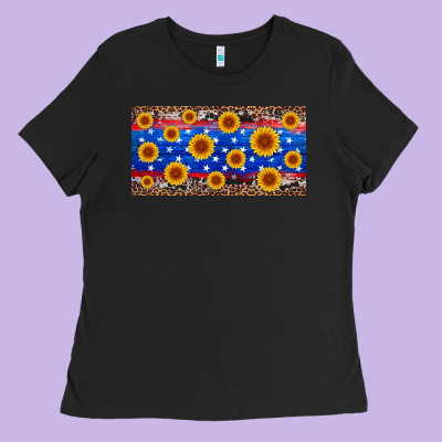 Armed Forces Day Sunflower Ladies Tee Designed By Artiststas