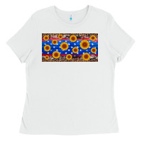 White armed forces day sunflower Ladies Tee - Artiststas