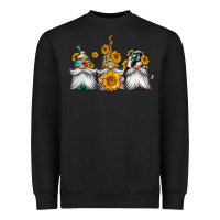 Black western sunflowers gnomes Heavyweight Sweatshirt - Jasminsmagicworld