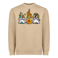 Mushroom western sunflowers gnomes Heavyweight Sweatshirt - Jasminsmagicworld