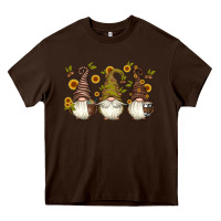 Chocolate Brown coffee gnomes Heavy Core Tee - Artiststas