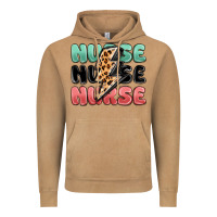 Vintage Camel nurse leopard lightning bolt Vintage Hoodie - MaliasSmallBusiness