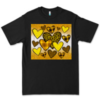 Black yellow hearts Premium Tee - JahusDesignShop