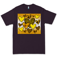 Plum yellow hearts Premium Tee - JahusDesignShop