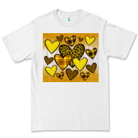 White yellow hearts Premium Tee - JahusDesignShop