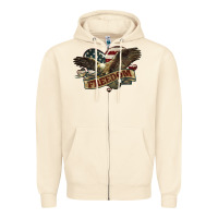 Sandshell Freedom America Eagle 4th of july Zipper Hoodie - HowdyJamesFarm