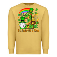 Antique Gold St. Patrick's My 1st St. Patrick's Day Premium Sweatshirt - OliviaCreatesArt