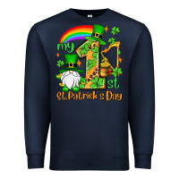 Navy St. Patrick's My 1st St. Patrick's Day Premium Sweatshirt - OliviaCreatesArt