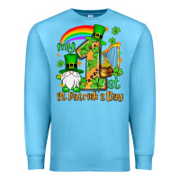 Ocean Blue St. Patrick's My 1st St. Patrick's Day Premium Sweatshirt - OliviaCreatesArt