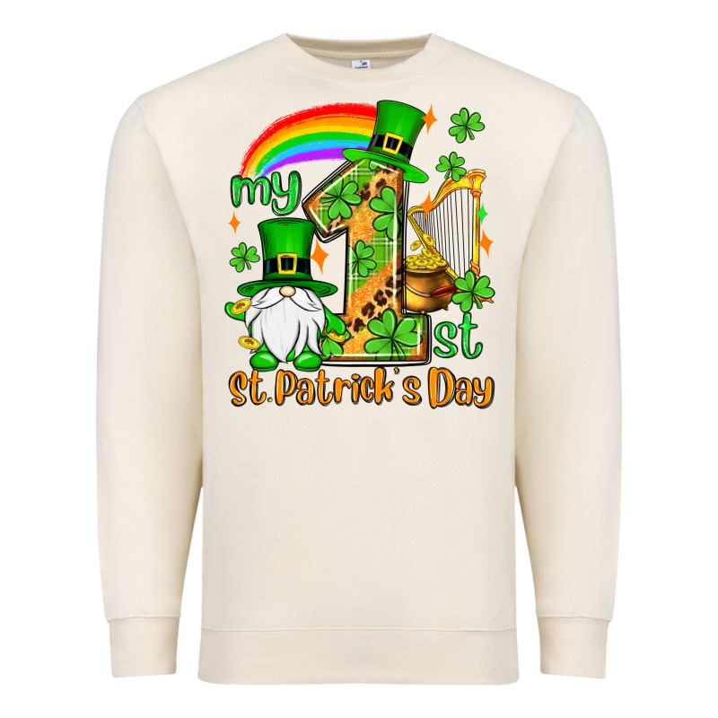 St. Patrick's My 1st St. Patrick's Day Premium Sweatshirt by OliviaCreatesArt | Teevron