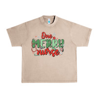 French Oak one merry nurse Urban Heavy Tee - MaliasSmallBusiness