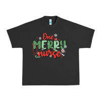 Pigment Black one merry nurse Urban Heavy Tee - MaliasSmallBusiness