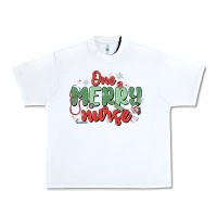 White one merry nurse Urban Heavy Tee - MaliasSmallBusiness