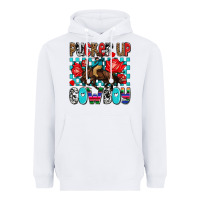 White pucker up cowboy olivia Heavyweight Hoodie - OliviaCreatesArt