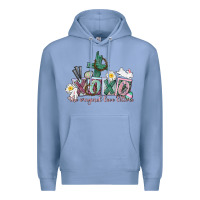 Colony Blue Xoxo the original love language Easter Day Premium Hoodie - CowGirlArtShop