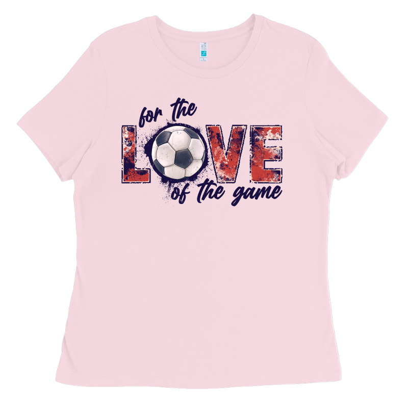Soccer Love Of The Game Ladies Tee by JahusDesignShop | Teevron
