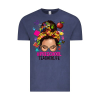 Preschool Teacher Life  Messy Bun Vintage Tee | Teevron