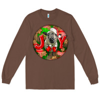 Chestnut christmas hampshire sheep Long Sleeve Tee - LillyAllenDesigns