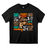 Black cowboy Heavy Core Tee - AdoDesignShop