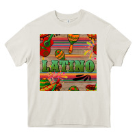 Cream latino seamless pattern Heavy Core Tee - BundleAndBundleShop