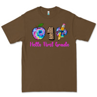 Cacao hello first grade tie dye 3200x2400 Premium Tee - AdoDesignShop