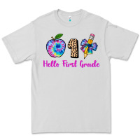 Dove Grey hello first grade tie dye 3200x2400 Premium Tee - AdoDesignShop