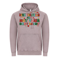 Vintage Zinc deck the halls and not your baby daddy Vintage Hoodie - MaliasSmallBusiness