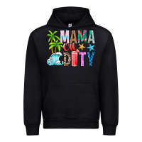 Black Mama Of Duty Urban Hoodie - CowhideDigitalArt