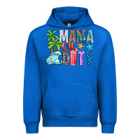 Cobalt Mama Of Duty Urban Hoodie - CowhideDigitalArt