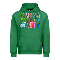 Emerald Mama Of Duty Urban Hoodie - CowhideDigitalArt