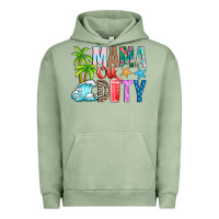 Pigment Oil Green Mama Of Duty Urban Hoodie - CowhideDigitalArt