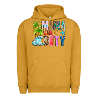 Pigment Peanut Butter Mama Of Duty Urban Hoodie - CowhideDigitalArt