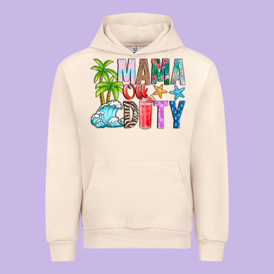 Mama Of Duty Urban Hoodie Designed By Cowhidedigitalart
