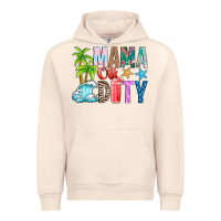 Sandshell Mama Of Duty Urban Hoodie - CowhideDigitalArt