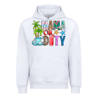 White Mama Of Duty Urban Hoodie - CowhideDigitalArt