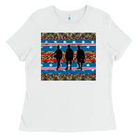 White armed forces day soldier Ladies Tee - Artiststas