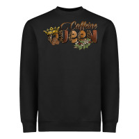 Black caffeine queen Heavyweight Sweatshirt - BarkalooDesign