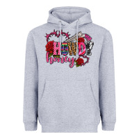 Heather Grey howdy honey rose olivia Heavyweight Hoodie - OliviaCreatesArt