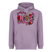 Lavender howdy honey rose olivia Heavyweight Hoodie - OliviaCreatesArt