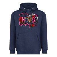Navy howdy honey rose olivia Heavyweight Hoodie - OliviaCreatesArt