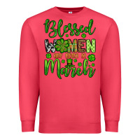 Cardinal St. Patrick's Blessed women are born in March Premium Sweatshirt - OliviaCreatesArt