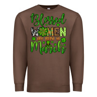Chestnut St. Patrick's Blessed women are born in March Premium Sweatshirt - OliviaCreatesArt