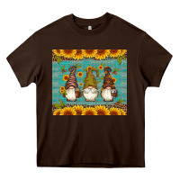 Chocolate Brown coffee gnomes Heavy Core Tee - Artiststas