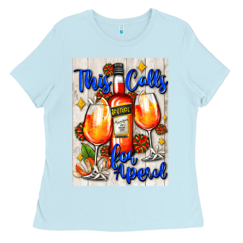 This Calls For Aperol   Air Freshener Ladies Tee by AdoDesignShop | Teevron
