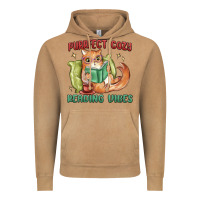 Vintage Camel purrfect cozy reading vibes Vintage Hoodie - MaliasSmallBusiness