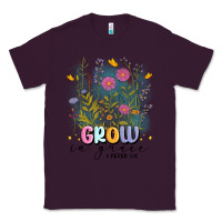 Plum grow in grace Classic Tee - MaliasSmallBusiness