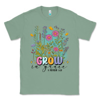 Sage grow in grace Classic Tee - MaliasSmallBusiness
