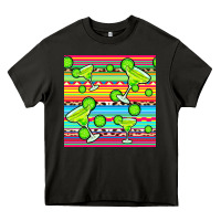 Asphalt margarita serape seamless pattern Heavy Core Tee - BundleAndBundleShop